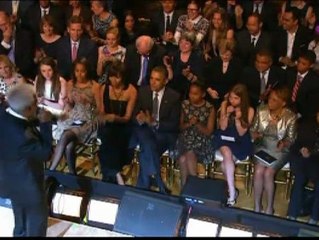 Los Obama, arrastrados por el 'soul'