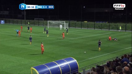 Suite à un contact BURY reste au sol.