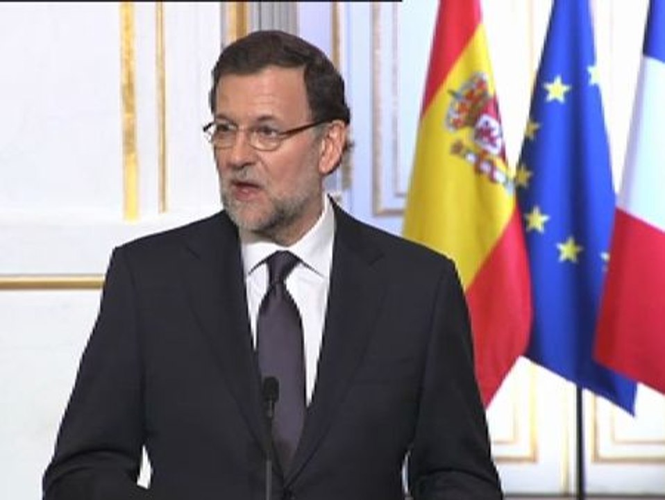 Rajoy elude hablar de la imputación de Angel Sanchís: "Estamos a lo que decidan los tribunales de justicia"