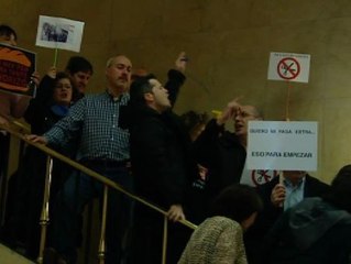 Sonora protesta de los funcionarios del Ministerio de Empleo