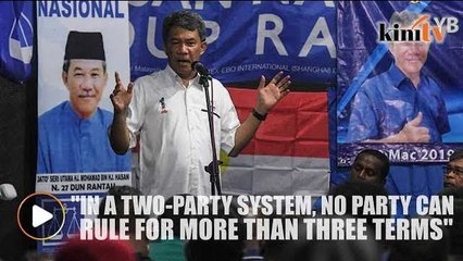 We want to create a two-party system, says Mat Hasan