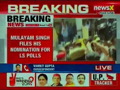 Samajwadi Party Leader Mulayam Singh Yadav Files Nomination For Mainpuri Lok Sabha Constituency