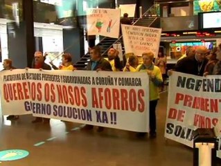 Los clientes de Novacaixagalicia contra la quita de las preferentes