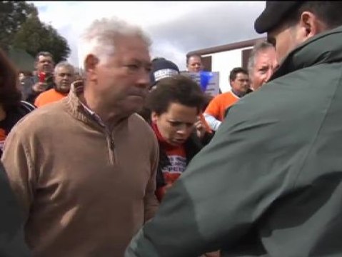 Los afectados por las preferentes se manifiestan en Pontevedra