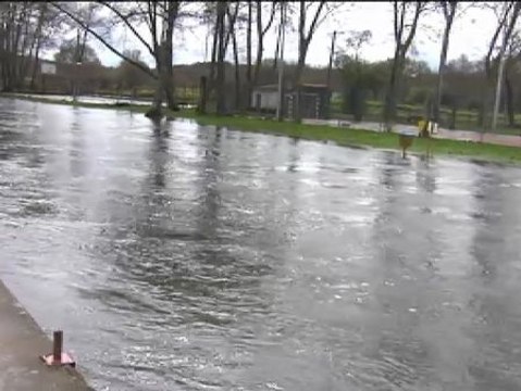 Las lluvias provocan desbordamientos de varios ríos en la Península