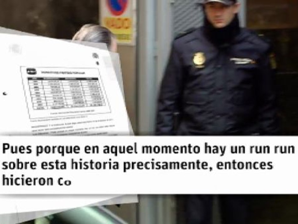 Bárcenas explicó al juez Ruz por qué acudió al notario