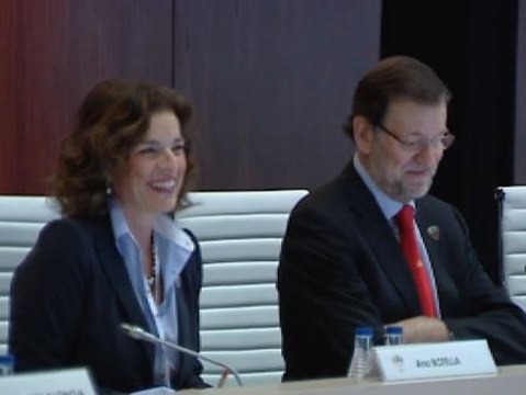 Rajoy y Botella se reúnen con los miembros del COI