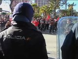 Jornada de protesta de los trabajadores del metal en Cádiz