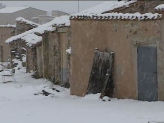 Alerta máxima por nieve en Teruel