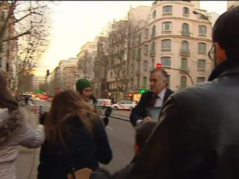 Bárcenas llega a su casa después de declarar en la Audiencia Nacional