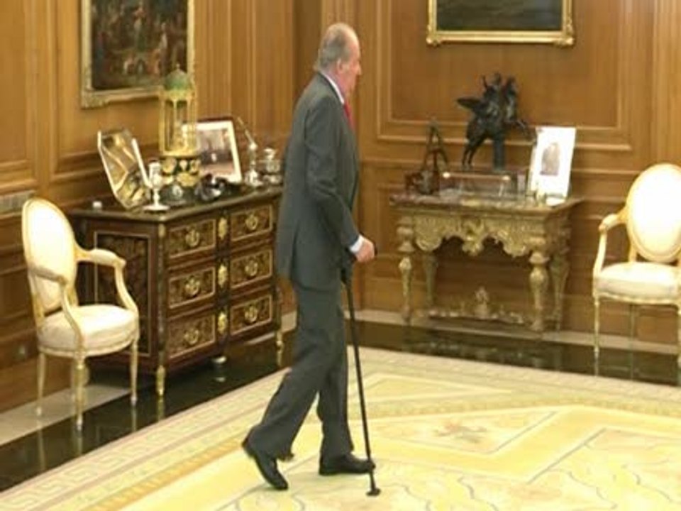 El Rey sufre agudización de su hernia discal