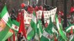 Protesta sindical en el Día de Andalucía