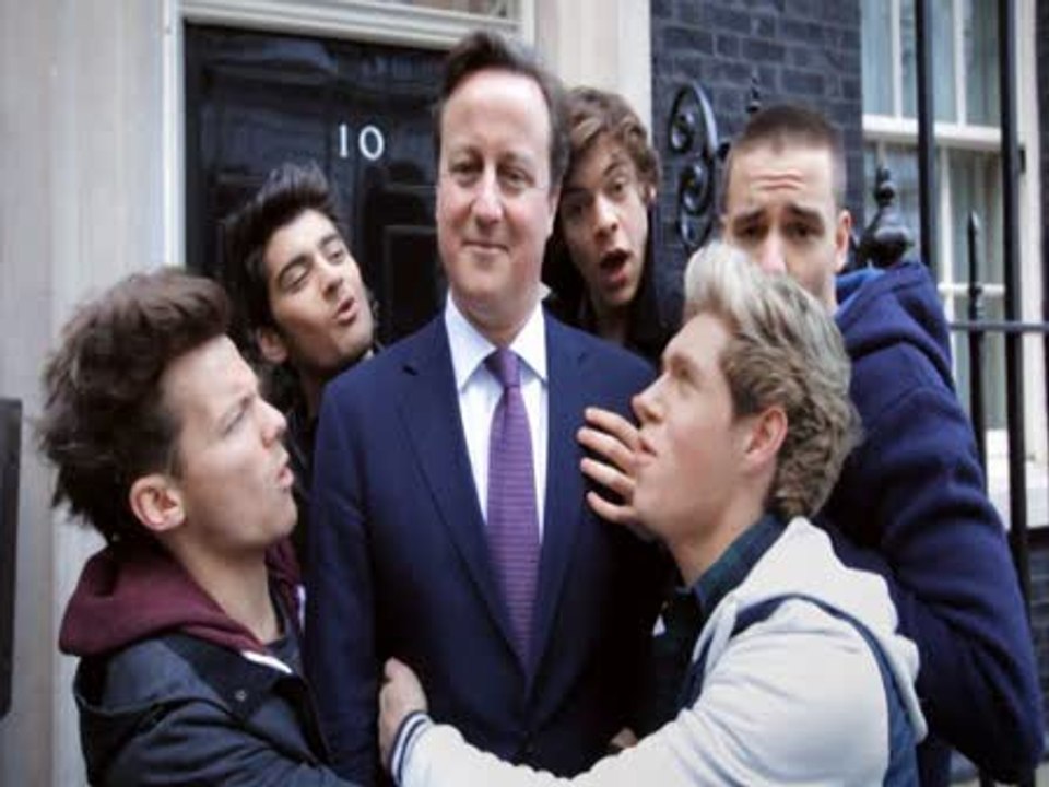 David Cameron colabora con One Direction