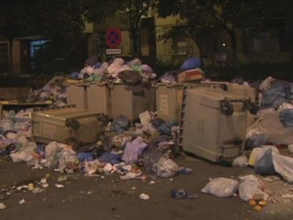 Más basura contra la huelga de basura