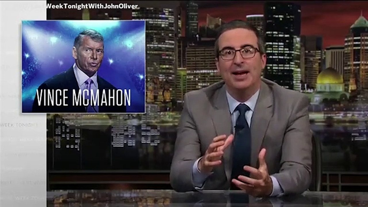 John Oliver Slams WWE Boss Vince McMahon Ahead of Wrestlemania