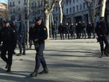 Protestas de la Plataforma de Afectados por la Hipoteca contra los inversores frente al Ritz