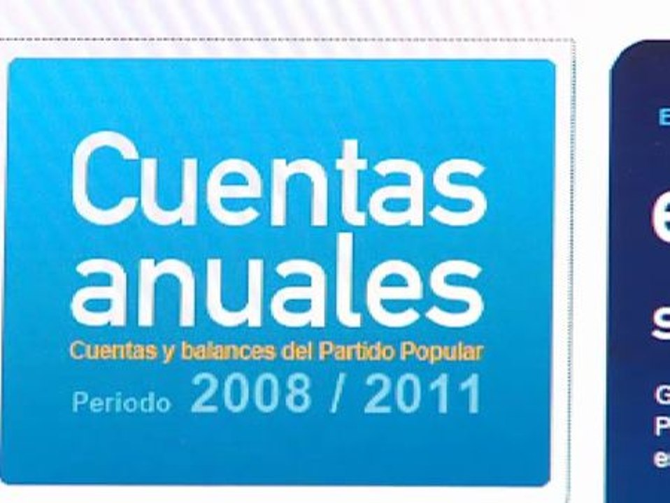 El PP hace públicas 'algunas' de sus cuentas