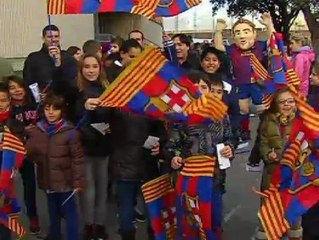 Locura en el entrenamiento del Barça