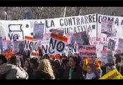 Los estudiantes de secundaria se echan a la calle en Madrid