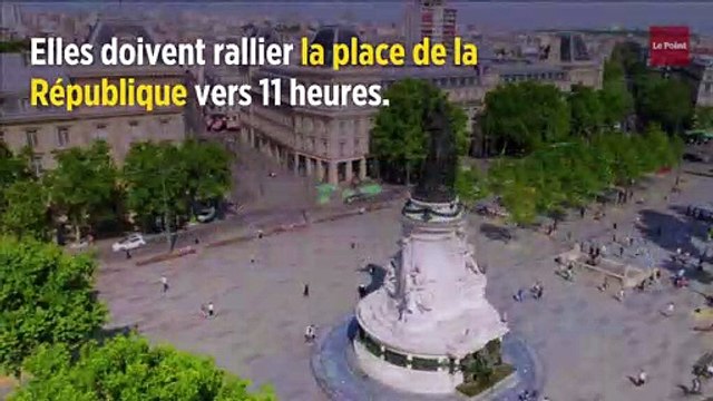 Mobilisation des auto-écoles à Paris contre la réforme du permis