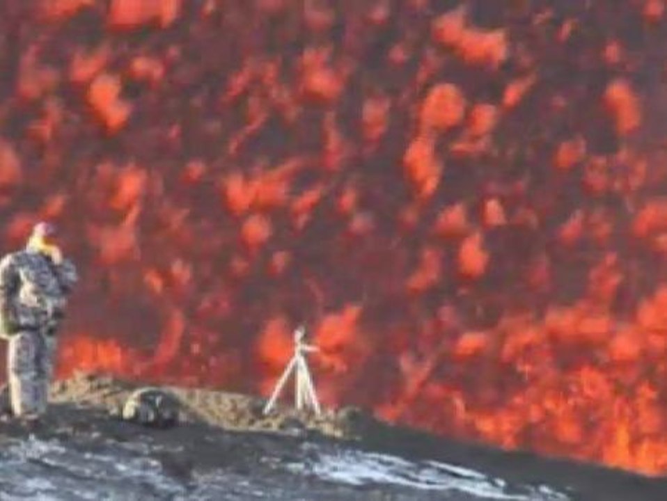 Estuadiando al volcán Plosky