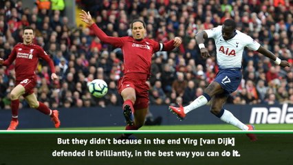 Van Dijk defended brilliantly against Sissoko - Klopp