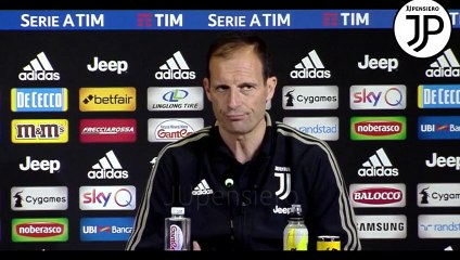 Conferenza stampa ALLEGRI pre CAGLIARI-JUVENTUS: "Problemi al ginocchio per Spinazzola e alla spalla per Perin, febbre per Mandzukic, Cuadrado torna presto, Douglas Costa pronto per l'Ajax, CRISTIANO RONALDO sta meglio e speriamo che..." | 01.04.2019