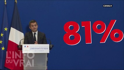 Les Français satisfaits du prélèvement à la source - L'Info du Vrai du 29/04 - CANAL+