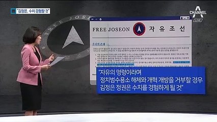 자유조선의 경고 “큰 일 준비…김정은, 수치 경험할 것”