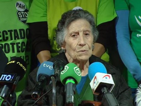 Toda la vida luchando y cuando puedes estar un ratito, te quitan tu casa