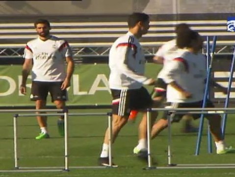 El Real Madrid entrena al completo