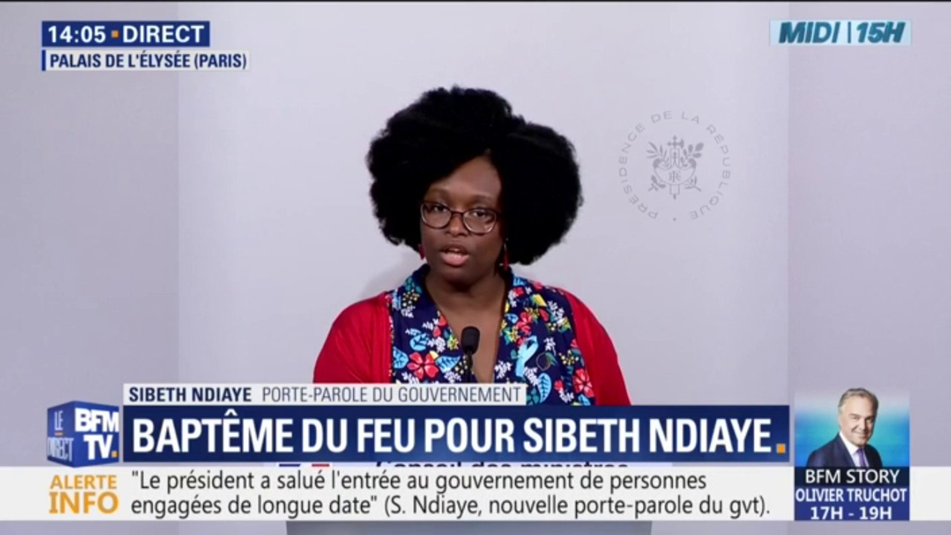 Sibeth Ndiaye, porte-parole du gouvernement, sur son rôle politique:  "J'aborde les choses avec beaucoup d'humilité" - Vidéo Dailymotion