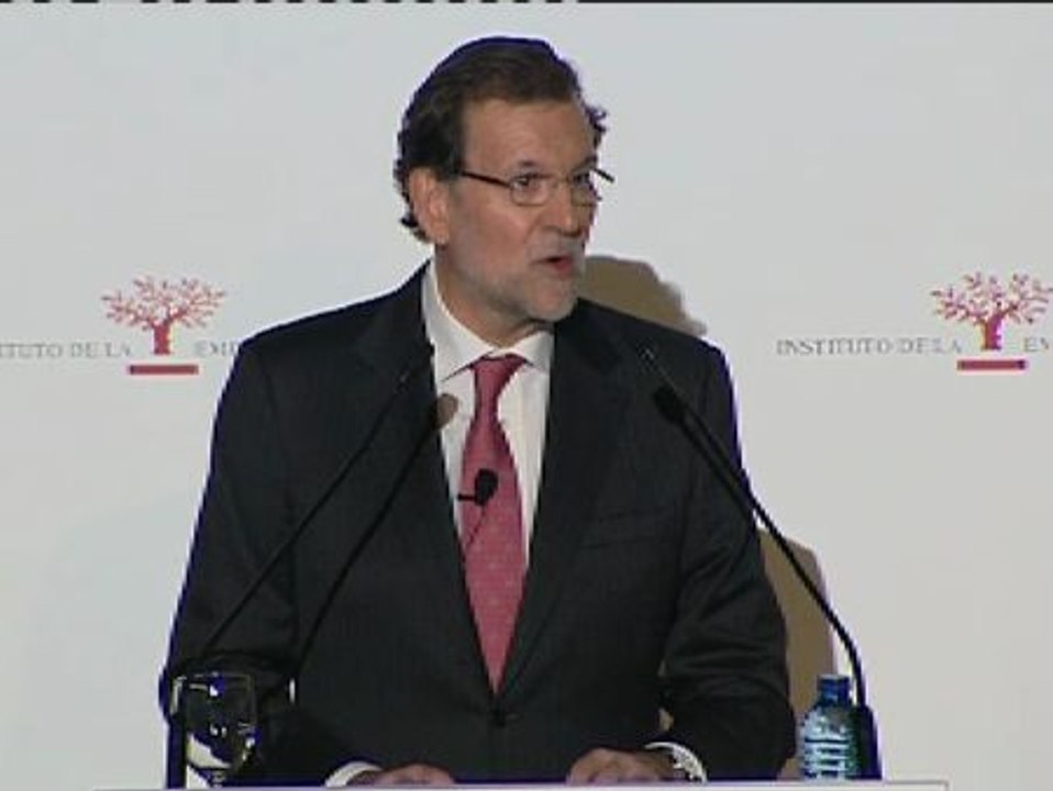 Mariano Rajoy: "El cambio de rumbo es ya innegable"