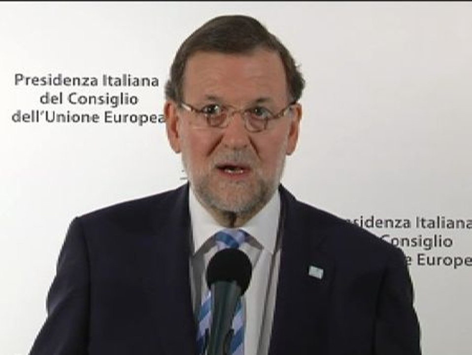 Rajoy sobre el ébola: "Mis colegas europeos me han dicho que las cosas se están haciendo muy bien"