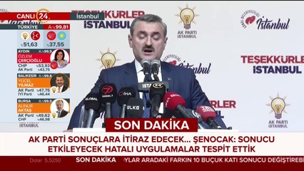 AK Parti İstanbul İl Başkanı Şenocak konuşuyor