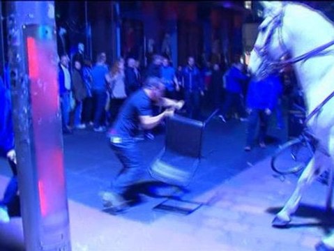 Unionistas e independentistas se enfrentan en las calles de Glasgow