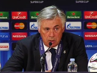 Ancelotti: "Con esta plantilla no puedo pensar en un once titular"