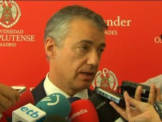 Urkullu invita a Rajoy a "un trabajo conjunto y compartido en materia de política penitenciaria"