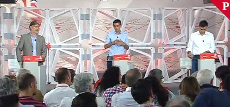 Los tres aspirantes a liderar el PSOE prometen primarias y Ejecutiva unitaria