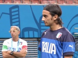 La selección italiana ultima su partido contra Inglaterra