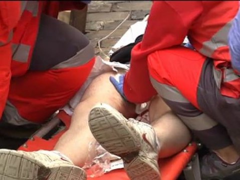 Dos heridos por asta de toro en el último encierro de sanfermines