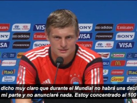 Toni Kroos: Durante el Mundial no habrá una decisión sobre mi futuro