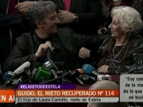 La presidenta de las Abuelas de Plaza de Mayo encuentra a su nieto
