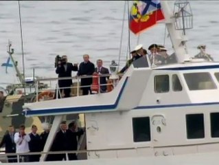 Crimea recibe la primera visita de Vladimir Putin