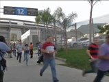 Simulacro de evacuación en Maracaná