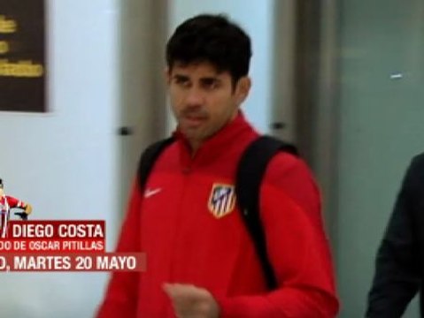 Diego Costa, en Belgrado