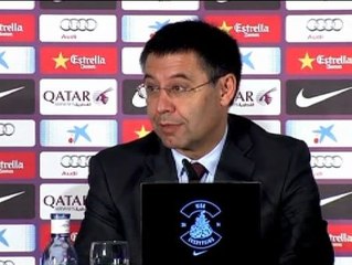 Bartomeu: "Messi está encantado de estar en nuestro club"