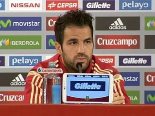 Cesc: "No sé por qué no podemos dar una clase de fútbol contra Chile"