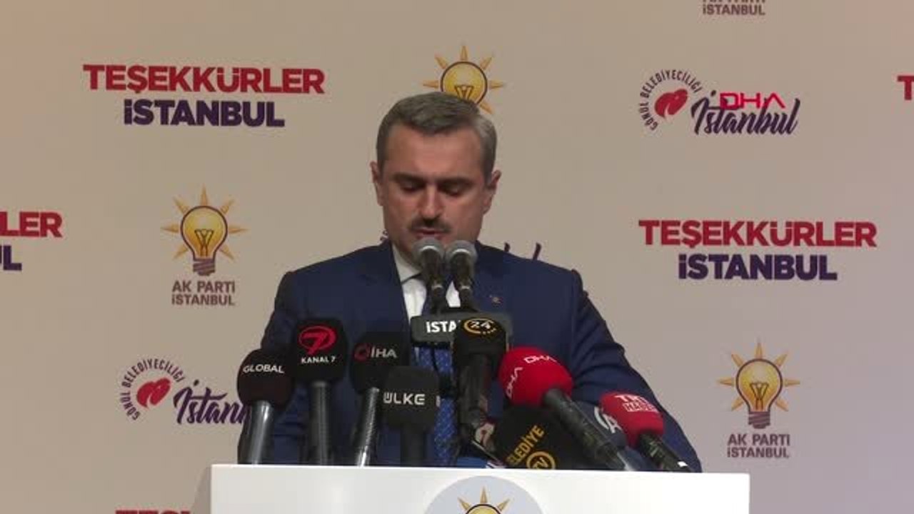AK Parti İl Başkanı Şenocak: İstanbul'da Sonuç AK Parti ve Sayın Binali Yıldırım'dır
