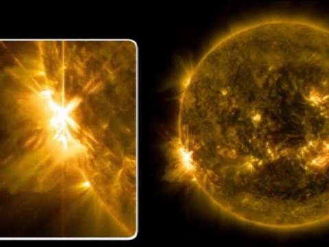 La NASA muestra dos erupciones solares